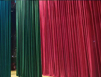 助力教育領(lǐng)域舞臺建設(shè)，推動校園文化發(fā)展！星海中學(xué)報告廳舞臺阻燃幕布建設(shè)項目